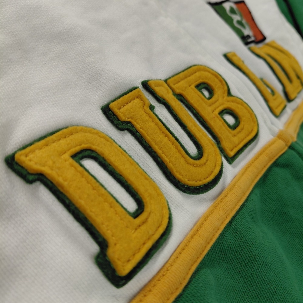 Vintage Roma Atletica Dublin Ireland Full Zip Pockets Jacket XXL 2XL St Patricks - Picture 3 of 13